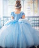 Costumes pour filles 2023 Cosplay princesse robe ensemble carnaval déguisement portant soirée à thème 4 10 t enfant bouffée manc