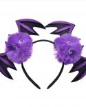 Halloween Baby Girl Bat Cosplay Costume Fashion Kid Up Bow Party Frock Hat Headband Children Tunic Clothes  Girls Casual