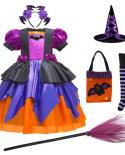 Disfraz de Cosplay de murciélago para niña de Halloween