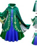 فستان Hocus Pocus 2 للفتيات المراهقات أزياء تنكرية لعيد الميلاد وعيد القديسين وحفلات الأطفال مكونة من 3 قطع ملابس تونيك للأطفال