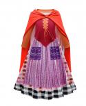 Halloween Hocus Pocus 2 disfraz de Cosplay para chica adolescente vestido conjunto festivo niño Vestplaid falda reloj traje chic