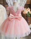 Baby Girl Flower Dress Princess Party Costume 0 2 Years Toddler Kid Christening Clothes Christmas For Newborn Baby Elega