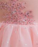Baby Birthday Clothes For Girls Newborn Infant Baptism Lace Dress Kids Princess Party Tutu Gown Wedding Pageant Evening 