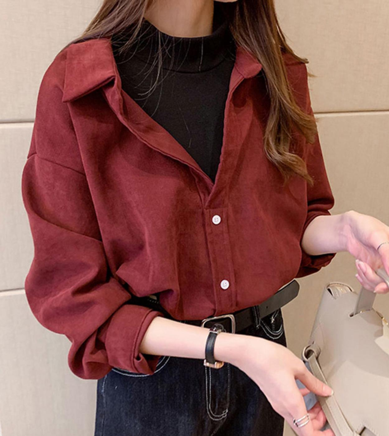 Fake Two Pieces Women Blouse Spring Long Sleeve Womens Shirt Turn Down Collar Office Lady Tops Fashion Clothes Blusas N