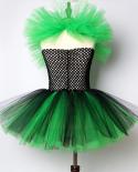 Kids Halloween Witch Dresses For Girls Christmas Tutu Dress With Witch Hat Costume For Children New Year Clothes Girl 11