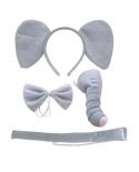 Kids Gray Elephant Tutu Dress For Baby Girls Halloween Costumes Toddler Newborn Birthday Party Outfit Animal Princess Dr