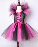 Girls Halloween Witch Costume For Kids Girl Tutu Dress Birthday Outfit Little Princess Cosplay Witch Dresses For Carniva