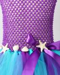 Mermaid Tutu Costume For Baby Girls Seamaid Princess Dresses For Kids Halloween Costumes Children Birthday Party Gift Ou