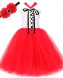 שמלת כיפה אדומה לילדות ילדות יום הולדת תחפושות ליל כל הקדושים עם גלימה נסיכה ילדה שמלות ארוכות ויפות טוטו