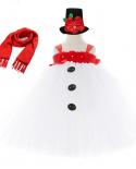 3 יחידות איש שלג בנות שמלת טוטו ילדים שמלות חג המולד לבנות תחפושת ראש השנה ילדים בגדי חג המולד תלבושות חג המולד