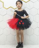 Falda tutú Pennywise roja negra para niñas Disfraces de Halloween para niños Cumpleaños Tutus Baby Girl Harley Joker Faldas de t