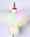 Falda de tutú de unicornio Pastel para niñas, tutús de baile, faldas de tul para niños, para cumpleaños, traje de Año Nuevo, tra