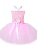 Baby Pink Pig Birthday Dress For Girls Kids Animal Halloween Costumes Toddler Newborn Photo Shoot Tutu Outfit Princess D