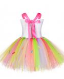 Candy Ice Cream Cake Birthday Dress For Girls Kids Rainbow Dresses Toddler Baby Girl Costume Birthday Party Gift Childre