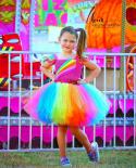 Jojo Siwa, vestido tutú para niñas con lazos, vestidos de princesa arcoíris para niñas, trajes de cumpleaños para niños, disfrac