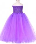 Flower Girl Dresses Long For Wedding Bridesmaid Gown For Kids Girls Fairy Tutu Dress With Garland Princess Birthday Cost