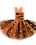 Led Light Tiger Costume For Girls Kids Animal Halloween Tutu Dress With Headband Tail Set Children Birthday Party Outfit