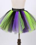 Witch Girls Tutu Skirt For Kids Halloween Cosplay Costumes For Girl Princess Tulle Skirts With Witch Hat Magic Broom Chi