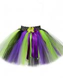Witch Girls Tutu Skirt For Kids Halloween Cosplay Costumes For Girl Princess Tulle Skirts With Witch Hat Magic Broom Chi