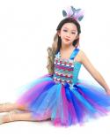 The Little Mermaid Tutu Dress For Girls Cosplay Costumes Kids Princess Birthday Dresses With Headband Baby Teenage Girl 