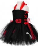 Zombie Bride Halloween Costume For Girls Kids Nightmare Carnival Party Tutu Dress Children Horrific Ghost Outfit Scary C