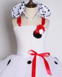 Baby Girls Tutu Dress Spotty Dog Toddler Kids Birthday Party Costumes Children Animal Tulle Dresses With Headband Girl C