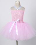 Baby Pink Sheep Tutu Dress For Girls Animal Halloween Costumes For Kids Birthday Princess Dresses Tulle Outfit Toddler C