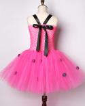 Hot Pink Watermelon Tutu Dress For Baby Girls Strawberry Costume Toddler Kids Fruits Party Dresses With Hairband Child O