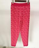 Trajes de pantalón de diseñador Mujer Trajes de punto de diseñador para mujer Conjunto de pantalón de diseñador para mujer Conju