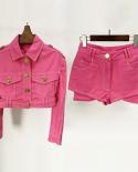 Chaqueta vaquera para mujer, chaqueta vaquera bordada rosa bordada rosa, nuevo diseño