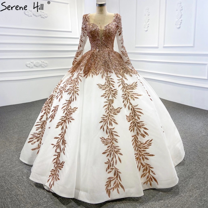 White dress hot sale with rose gold