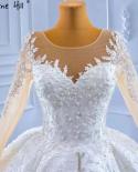 Serene Hill Muslim White Satin Wedding Dresses 2022 Beaded Highend Lace Up Bride Gowns Hm67415 Custom Made  Wedding Dres