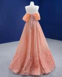Serene Hill Orange Aline Luxury Evening Dresses Gowns 2022 Beaded Strapless  For Women Wedding Party Hm67393  Evening Dr