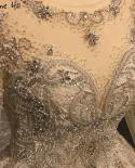 Serene Hill Marfim Luxo Dubai Vestidos de Noiva 2023 Diamante Beading Mangas Compridas Vestidos de Noiva Ha2425 Custom Madeweddi