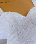 Serene Hill White Luxury  Wedding Dresses 2023 Ruffles Beaded High End Bride Gowns Hm67321 Custom Madewedding Dresses