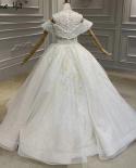 Dubai Ivory High Collar Zipper Wedding Dresses 2023 Sparkle Beading Sleeveless Luxury Bridal Gowns Ha2411 Custom Madewed
