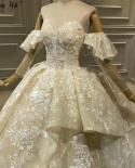 Serene Hill Ivory Highend Wedding Dresses  Sleeveless Beading Luxury  Bridal Gowns Ha2433 Custom Made  Wedding Dresses