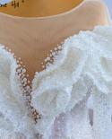 Serene hill לבנה מוסלמית שמלות כלה יוקרה שמלות בתולת ים אלגנטית חרוזים פנינים שמלת כלה hm67280 שמלת כלה
