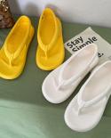 Women Thick Bottom Slippers Summer Casual Beach Shoes Big Size Womens Sandals Platform Slipper Female Male Lovely Flip 