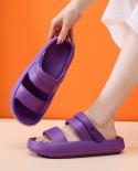 Women Summer Thick Platform Slippers Beach Eva Flip Flops Soft Sole Slide Sandals Leisure Men Ladies Indoor Bath Anti Sl