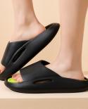 2023summer Sandals And Slippers Household Mens Indoor Non Slip Bathroom Thick Bottom Couple Eva Slippers Womens Spot W
