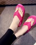 New 2022 Fashion Women Flip Flops Summer Beach Platform Slippers Casual Outside Wedges Sandals Women Shoes Leisure Slide