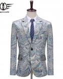 Mens Blazer Patterns  Peacock Suit Jacket Men  Jacquard Blazer Men  Prom Blazer  2023  
