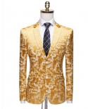 Light Brown Ginger Yellow Blazer For Men High Quality Casual Blazers Men Slim Fit Wedding Groom Stage Prom Blazer Costum