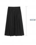   Style High School Student Skirt Uniform Pleated Tight Waist Black Skirt Collage Women Girls Suit Kawaii