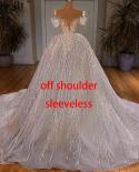 Serene Hill Muslim Luxury Ivory Wedding Dresses Gowns  Crystal Beading  Bride Dress Hm67226 Custom Made  Wedding Dresses