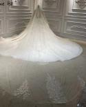 Ivory Luxury Bling Long Sleeves Wedding Dresses  Dubai Highend Beading Zipper Bridal Gowns Ha2409 Custom Made  Wedding D