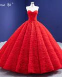 Serene Hill Red Ruffles Highend Wedding Dresses  Lace Up Simple  Bride Gowns Hm67301 Custom Made  Wedding Dresses