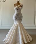 Serene Hill Ivory Mermaid Vintage Wedding Dresses  One Shoulder Beading Lace  Highend Bridal Gown Hm67187  Wedding Dress