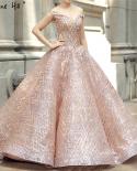 Rose Gold Off Shoulder Vintage Wedding Dresses  Sequined  Highend Sparkle Luxury Bridal Gowns Real Photo Hm66569  Weddin